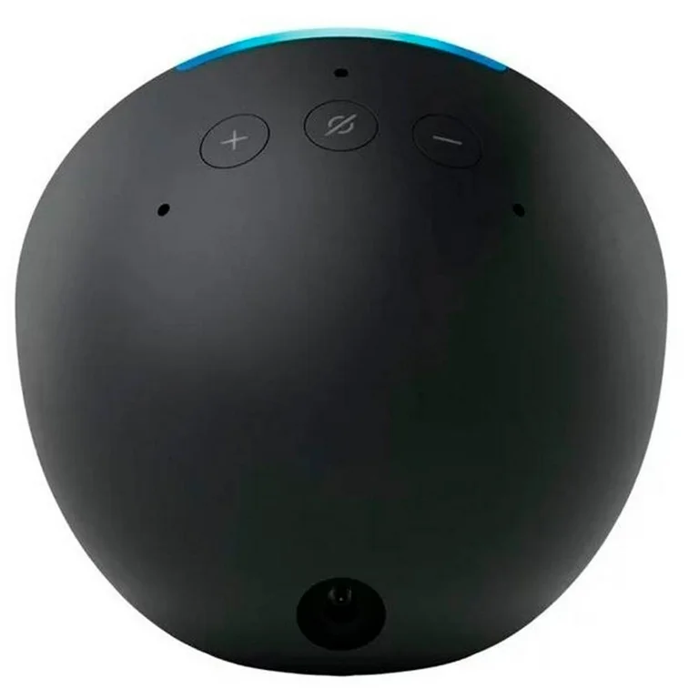 Bocina Inteligente Echo Pop Wifi Bluetooth Tipo Media Luna Negro