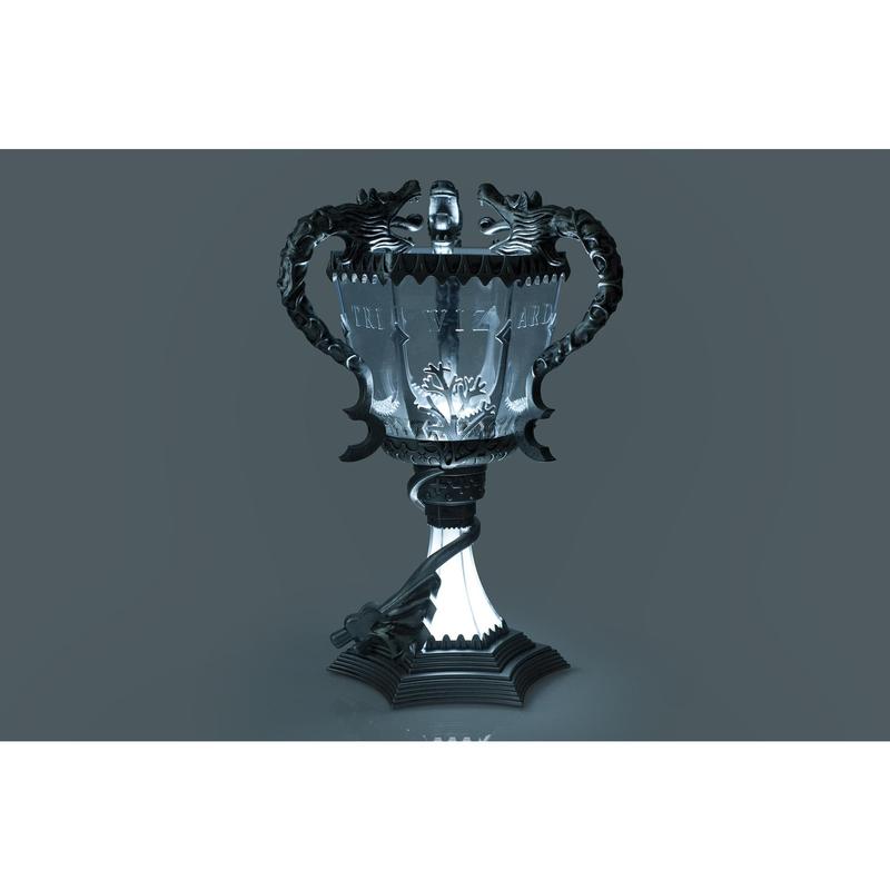 Lámpara de ambiente LED de 33 cm (13 pulgadas) con forma de la Copa de los Tres Magos de Harry Potter (funciona con pilas)