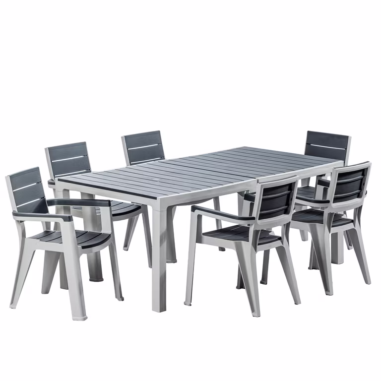 Comedor Exterior Para Patio Jardin Terraza 6 Puestos Mq