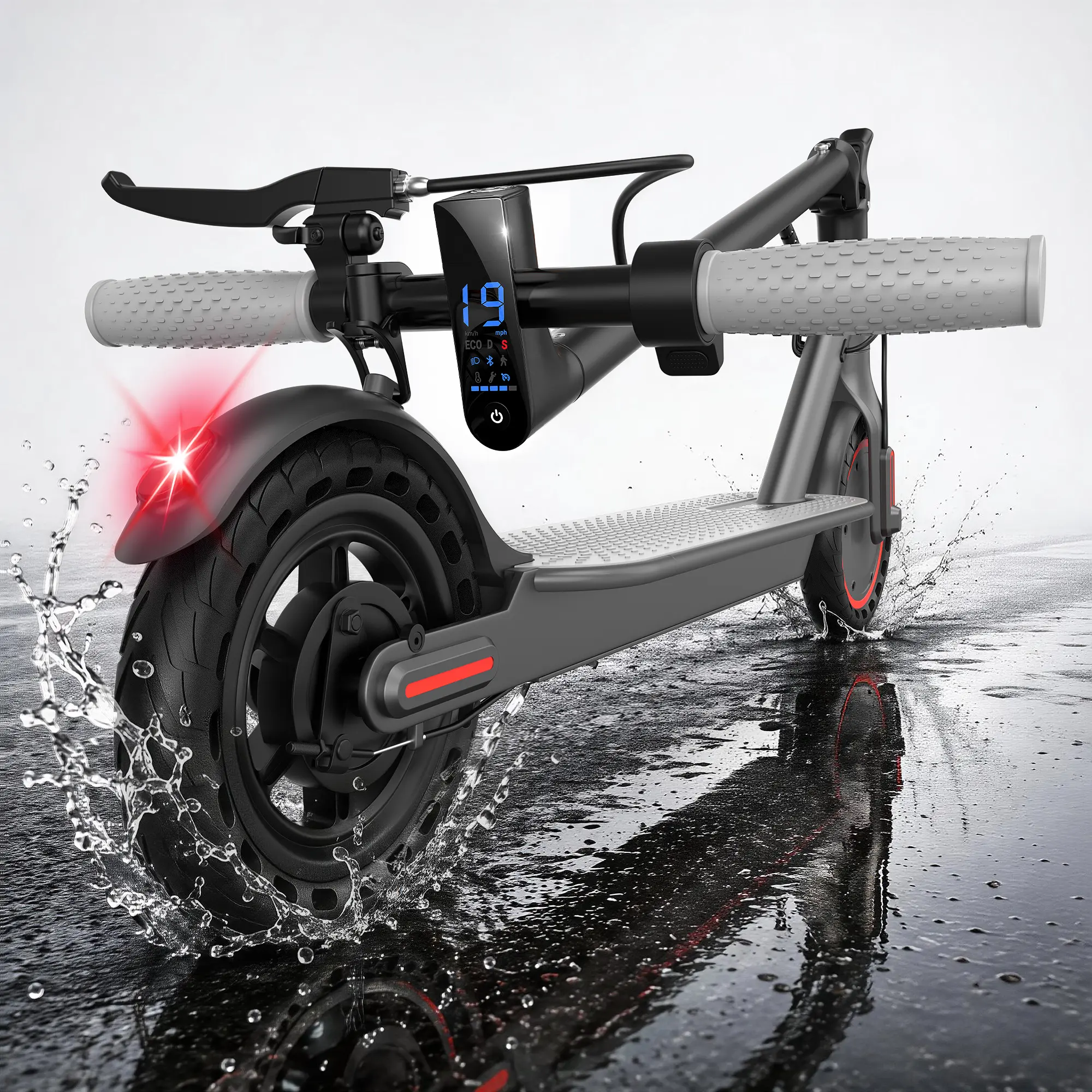 Scooter eléctrico con asiento: motor de 350 W, 19 mph