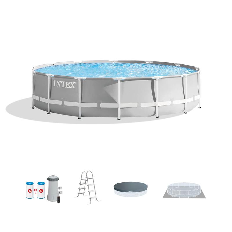 Piscina desmontable Intex Prism Frame con bomba.