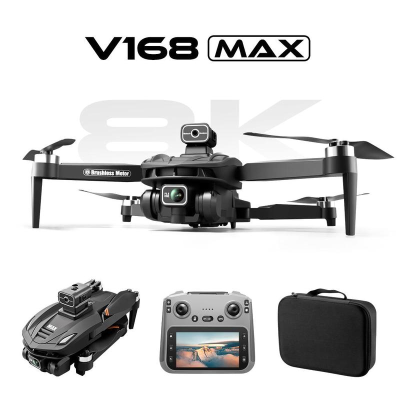 Dron GPS 5G de regalo 2026 con controlador de pantalla de 4,5 pulgadas, flujo óptico, vuelo estacionario visual, mayor estabilidad y fácil control.