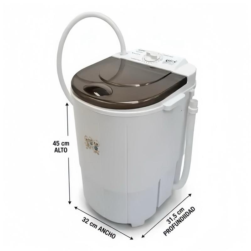 Mini Lavadora Portátil Ropa Chica Compacta Automática