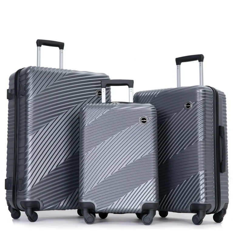Set Juego de 3 Maletas Rigidas 20 24 y 28 Pulgadas Ultraresistentes con ruedas giratorias