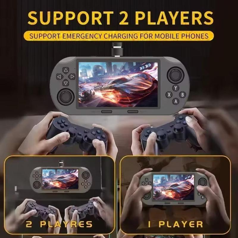 Consola de juegos portátil retro SF3000 con pantalla IPS de 4,5 pulgadas, batería de 3000 mAh y tarjeta TF de 16 GB para niños. Regalo ideal para niños. Accesorios para juegos. Cables para juegos. Gadgets geniales. Consola de juegos compacta. Consolas de