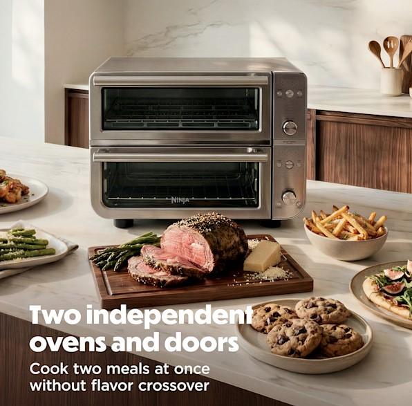 Horno doble y freidora de aire Ninja Pro Smart XL para encimera - DCT801 / DCT821