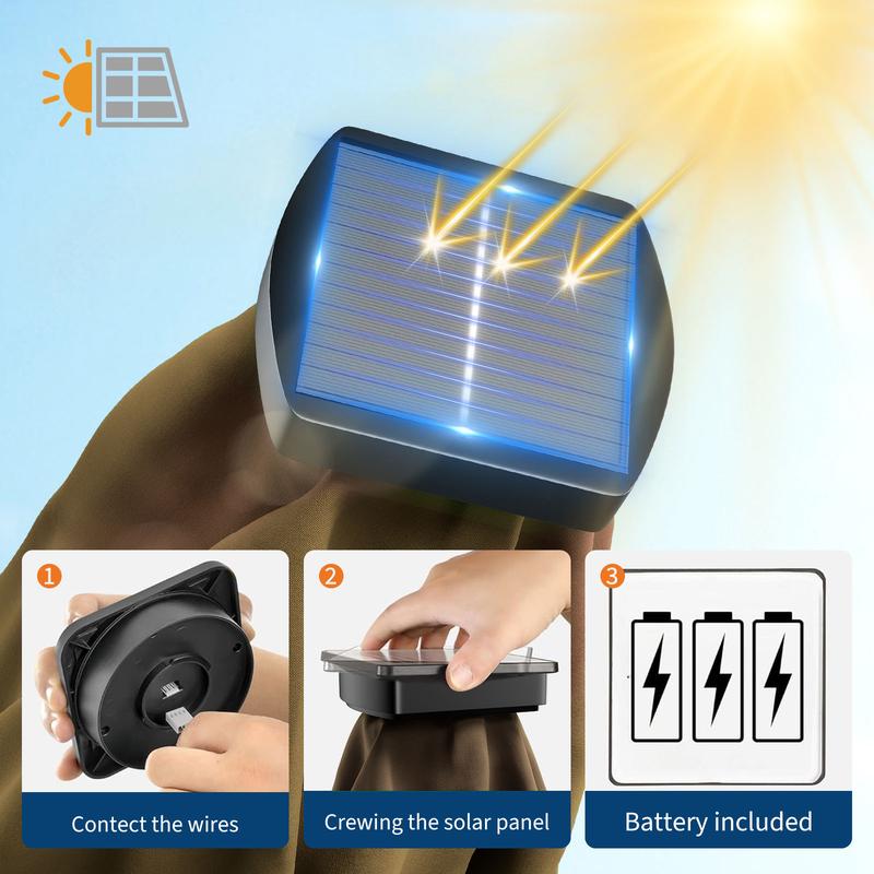 Sombrilla de exterior Garvee Modern de 300 cm (9 pies) resistente con luces LED solares, estructura de 8 varillas de alta resistencia, doble inclinación de 30°, manivela de fácil uso, sombrilla de protección solar resistente a la intemperie para jardín, b
