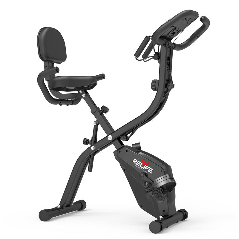 RECONSTRUYE TU VIDA Mini bicicleta estática compacta para ciclismo indoor silencioso, ideal para espacios pequeños, con asiento ajustable, pedaleo suave y transmisión por correa.