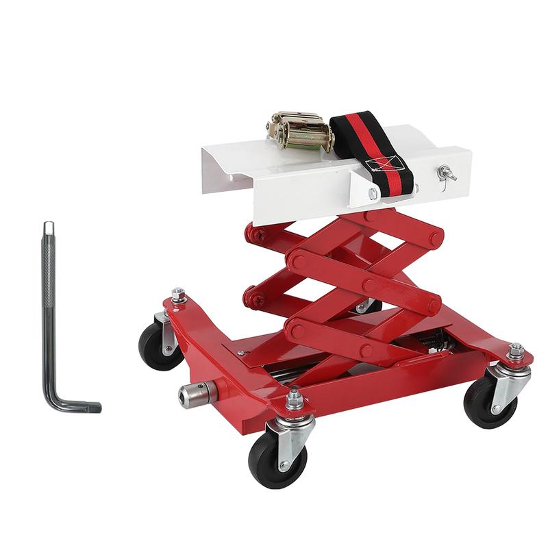 Gato hidráulico ajustable de alta resistencia GARVEE de 450 lb con diseño estable, rango de elevación de 7 a 23 pulgadas, ideal para reparación y mantenimiento de vehículos, adecuado para talleres profesionales y aficionados al bricolaje.