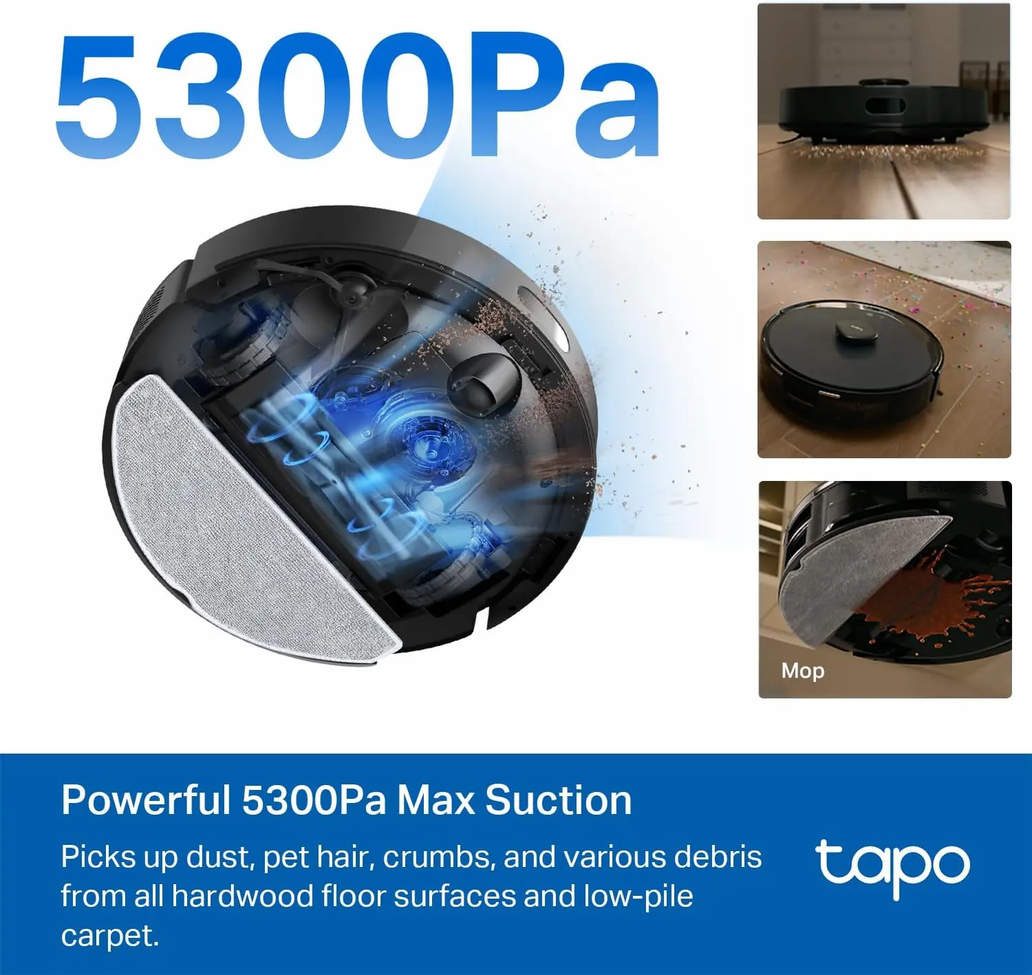 Robot aspirador y fregador ultradelgado R20 Max Plus