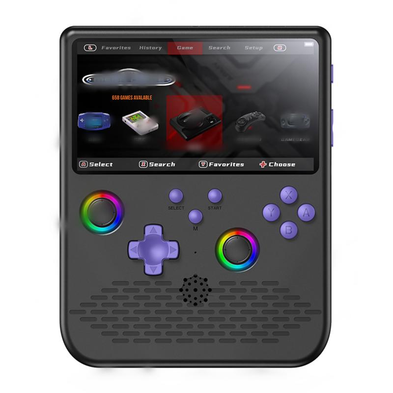 Consola de videojuegos portátil retro 2026, nueva versión mejorada, sistema Linux, pantalla IPS de 5 pulgadas, tarjeta TF de 64 GB, consola de juegos arcade retro para adultos, regalo ideal para jugar en Summerwins.