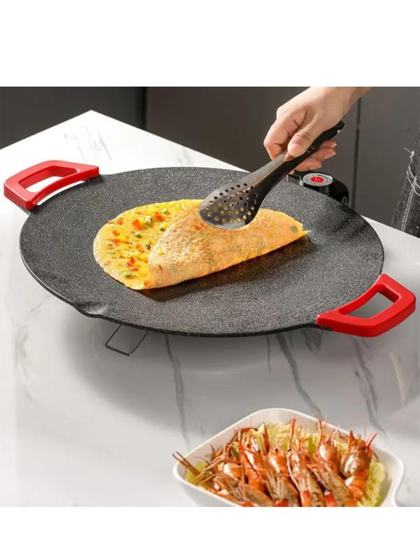 Parrilla eléctrica coreana portátil extragrande mejorada AORAN KITCHEN de 1800 W con bandeja para hornear antiadherente sin humo, control de temperatura ajustable, bandeja universal para asar, adecuada para cocinar en casa.