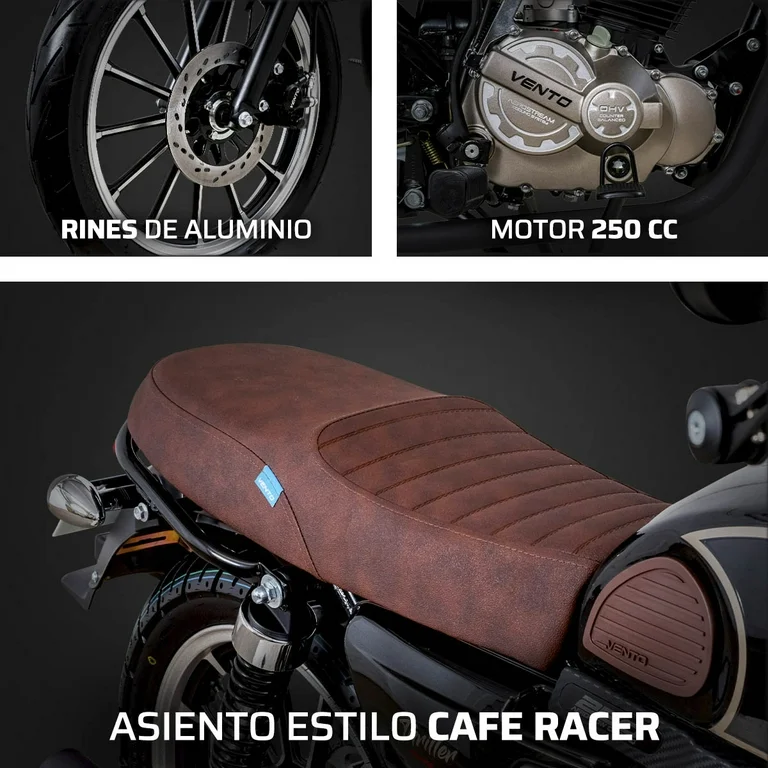 Motocicleta Rebel Vento Thriller 250 Negro 2026