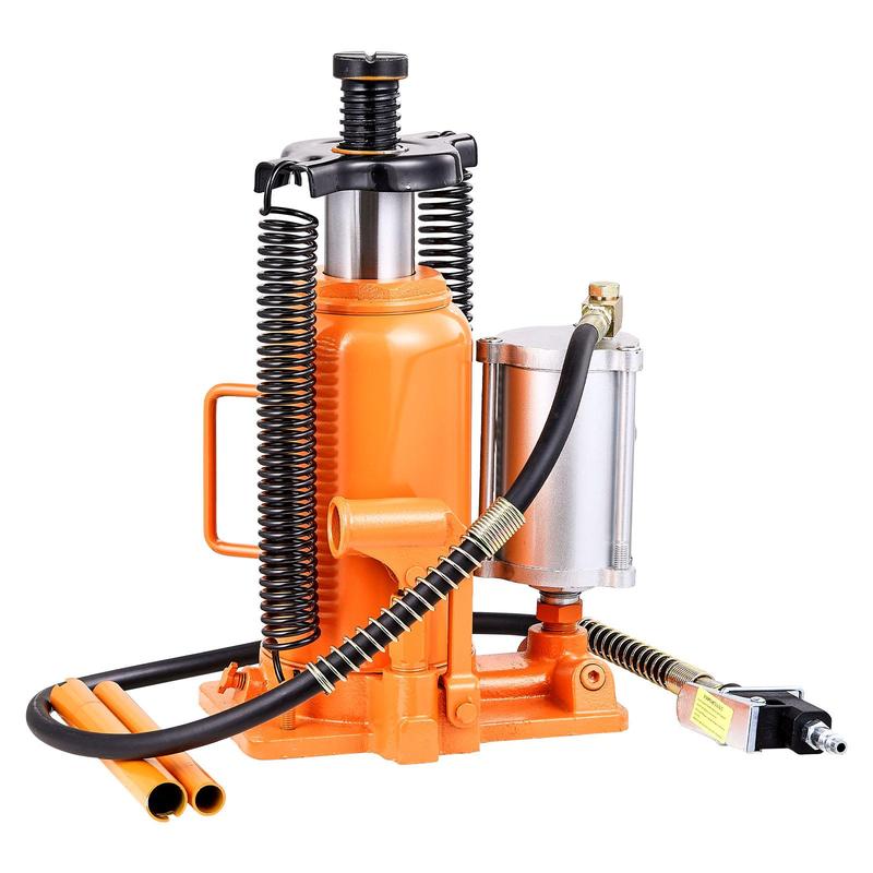 Gato hidráulico de botella, gato de botella de 12 toneladas para reparación de automóviles, gato soldado de alta resistencia de 26,455 lbs con rango de elevación de 8.1 a 15.7 pulgadas para automóviles, SUV, camionetas, tractores y equipos agrícolas - Nar
