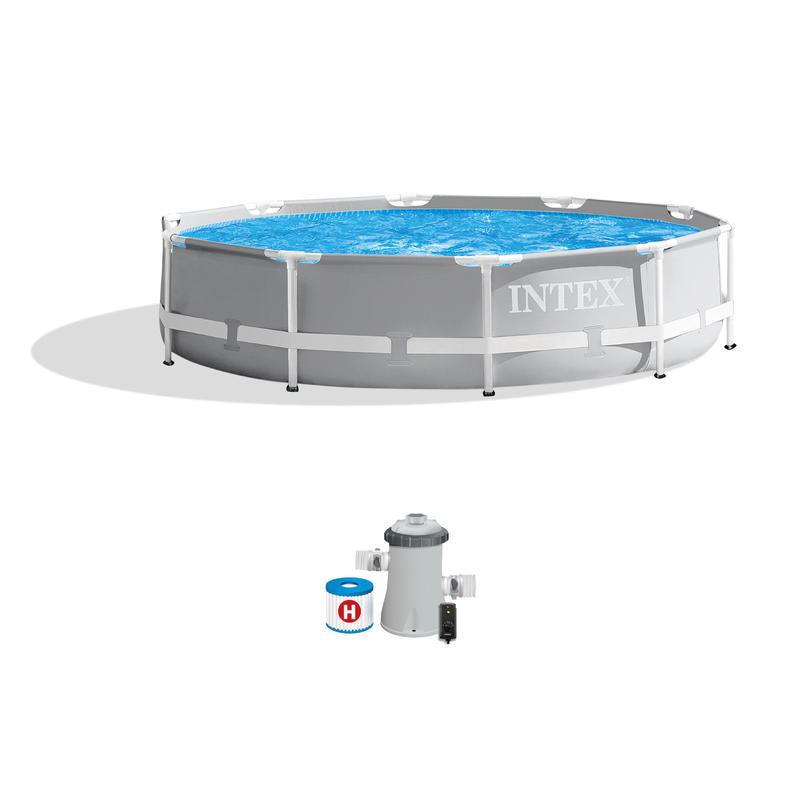Piscina desmontable Intex Prism Frame con bomba.
