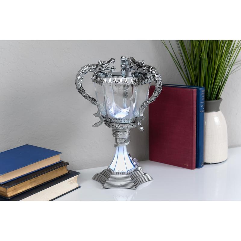 Lámpara de ambiente LED de 33 cm (13 pulgadas) con forma de la Copa de los Tres Magos de Harry Potter (funciona con pilas)