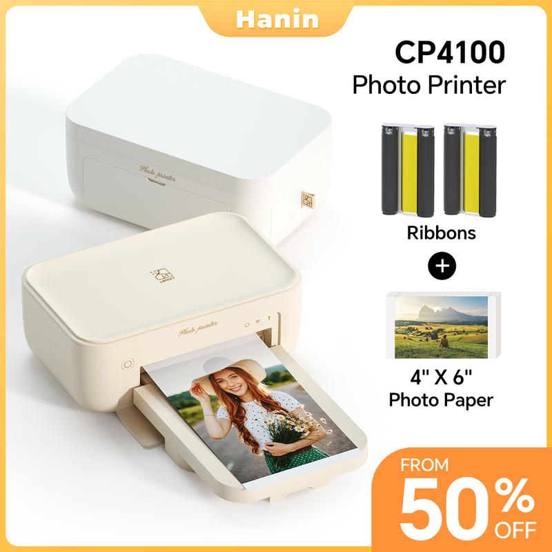 Impresora fotográfica 4x6, impresión inalámbrica WiFi portátil, incluye 20 hojas y 1 cinta, compatible con iPhone y Android, GiftedInLove, el mejor regalo para el cumpleaños de mamá #OfertaDeVerano