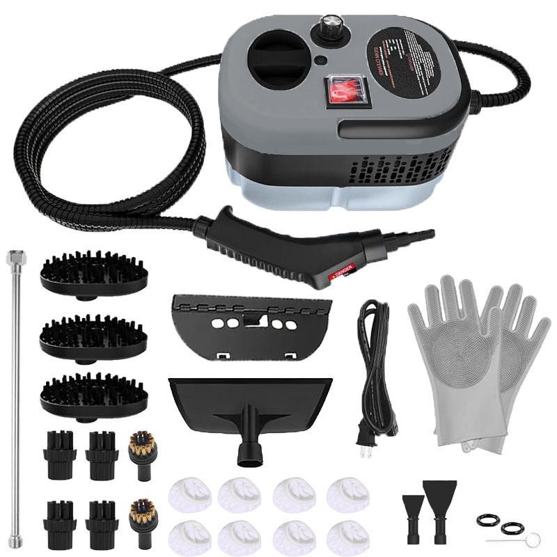 Limpiador a vapor portátil de mano para coche y cocina, 1 juego de limpiador a vapor de alta temperatura y presión para coche, herramientas de limpieza a vapor para coches, máquina de limpieza de coches, accesorios de limpieza de coches, accesorios de lav