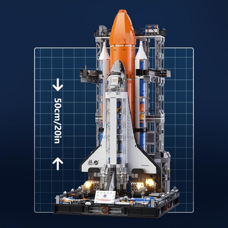 Juguetes de bloques de construcción Super Space Shuttle, modelo de gran tamaño de alta calidad, rompecabezas de ciencia ficción para decoración del hogar, 2200 piezas, regalo de cumpleaños y Navidad, set de coleccionista