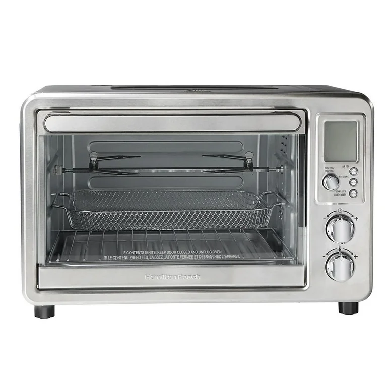 Horno con Freidora de Aire Hamilton Beach Digital Acero Inoxidable
