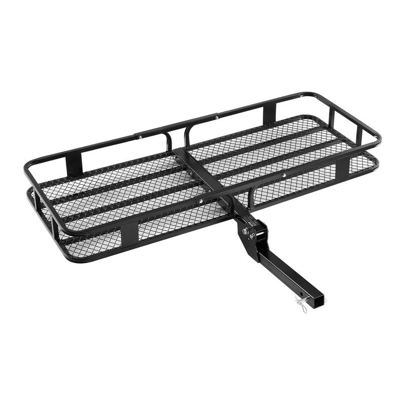 【OfertasParaTi】Portacargas plegable para enganche de remolque de 227 kg (500 lbs) con red de carga