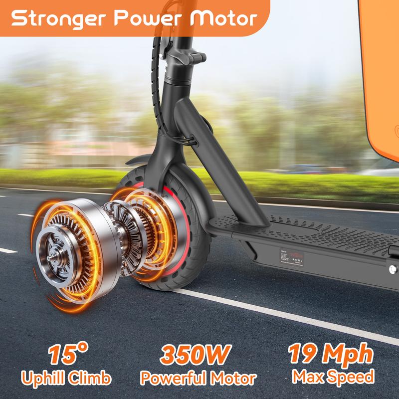 Patinete eléctrico con asiento | Motor de 350 W, velocidad máxima de 30 km/h, batería de 36 V | Diseño plegable con control por aplicación, doble freno y suspensión | Ideal para desplazamientos diarios, viajes por el campus y trayectos cortos por la ciuda