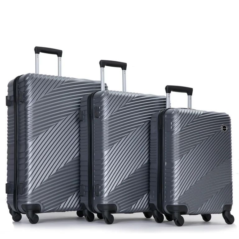 Set Juego de 3 Maletas Rigidas 20 24 y 28 Pulgadas Ultraresistentes con ruedas giratorias