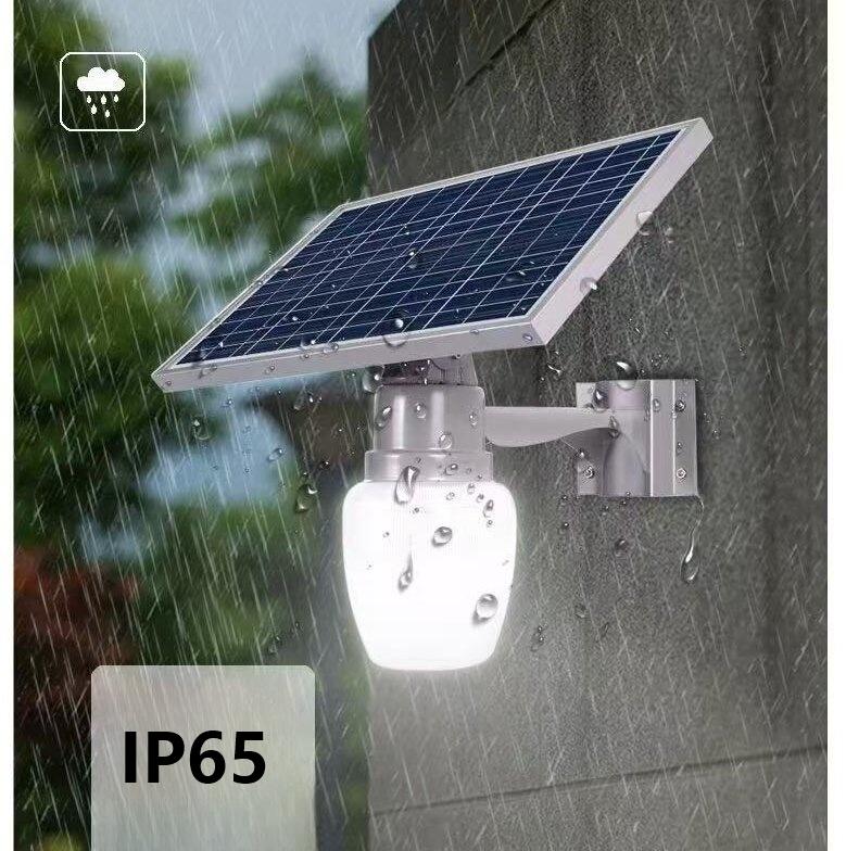 Luces solares, luces exteriores IP65 impermeables, apliques solares de pared, postes solares, encendido automático al anochecer, control remoto, luz blanca, montaje en pared o poste.