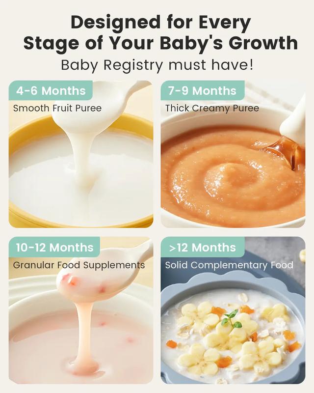 Máquina para preparar comida para bebés con cesta de vapor, One Step Baby F