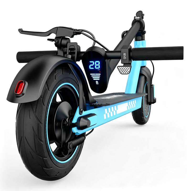 Patinete eléctrico de ocio para adultos D9, desbloqueado mediante aplicación, con una velocidad máxima de 45 km/h, tres colores: negro y rojo bicolor, rosa y azul, patinete eléctrico para desplazamientos urbanos, neumáticos macizos de 25 cm, patinete eléc