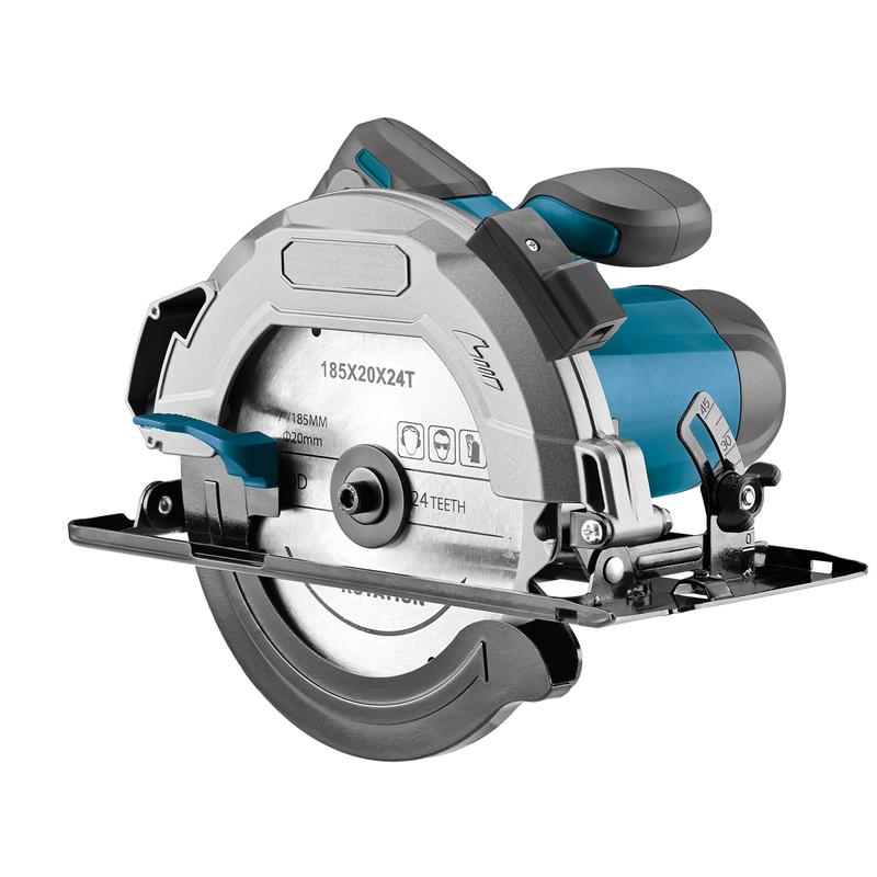 Sierra circular portátil inalámbrica YOFIDRA | Profundidad de 48 mm/Desalineación de 45° | Incluye 3 hojas de sierra y dos baterías | Motor sin escobillas | Ideal para trabajos de bricolaje en madera, metal y piedra, regalo para el Día del Padre