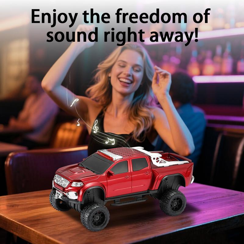 Altavoz Bluetooth para coche WSTER WS-X65 con luz LED, interfaz AUX, USB, FM, TWS y puerto USB tipo C. Función de carga. Audio estéreo. Batería recargable. Dispositivo portátil de transmisión inalámbrica.
