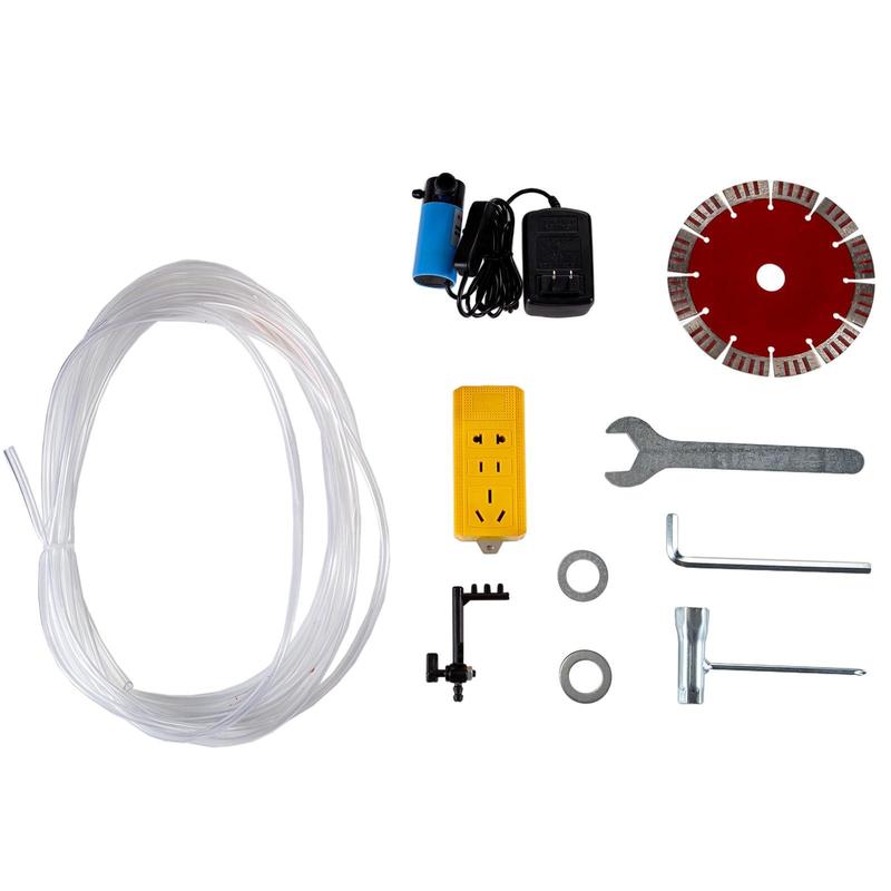 Máquina de ranurado de pared VEVOR 5800W con ancho de corte de 38 mm/1,5", profundidad de corte de 52 mm/2", ranuradora de pared con 8 hojas de sierra de 6,3" de diámetro y 5000 rpm, conformado en una sola pasada y sin polvo.