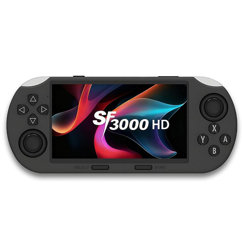Consola de juegos portátil retro HD con más de 20000 juegos, salida de TV HD, 14 emuladores, pantalla IPS de 4,5 pulgadas y procesador de doble núcleo.