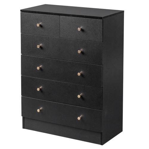Cómoda rosa de 5 cajones para dormitorio, cómoda moderna de madera, cómodas rosas para dormitorio de niñas, dispositivo antivuelco, tirador de metal oro rosa, sala de estar, recibidor, pasillo, oficina