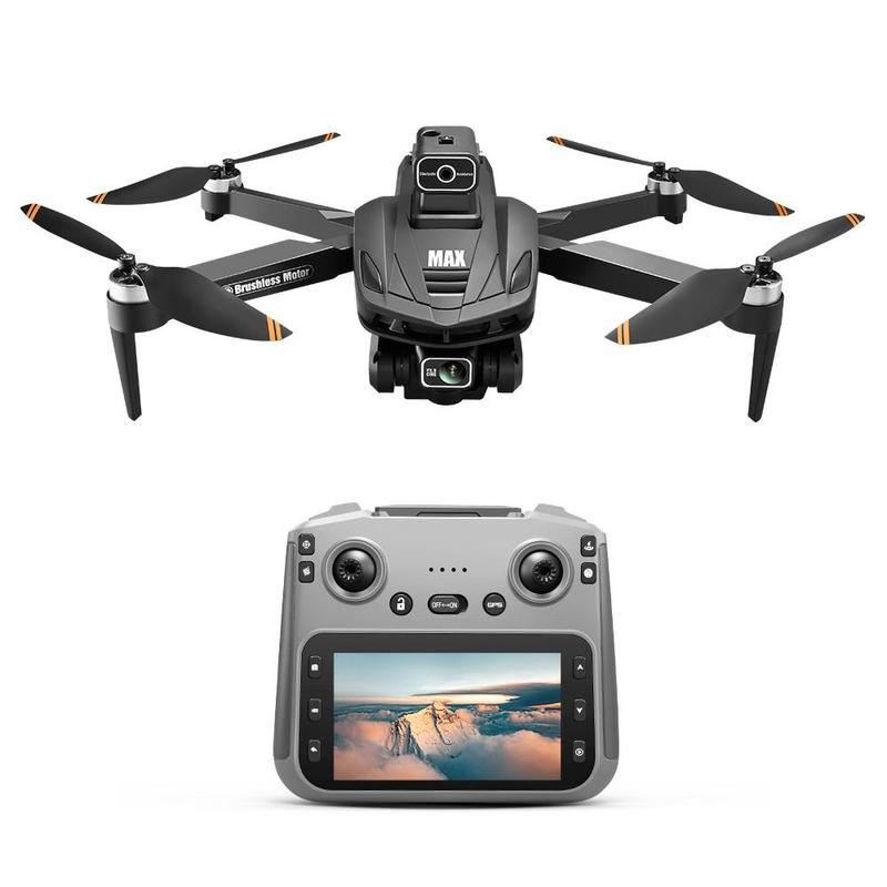 Dron GPS 5G de regalo 2026 con controlador de pantalla de 4,5 pulgadas, flujo óptico, vuelo estacionario visual, mayor estabilidad y fácil control.