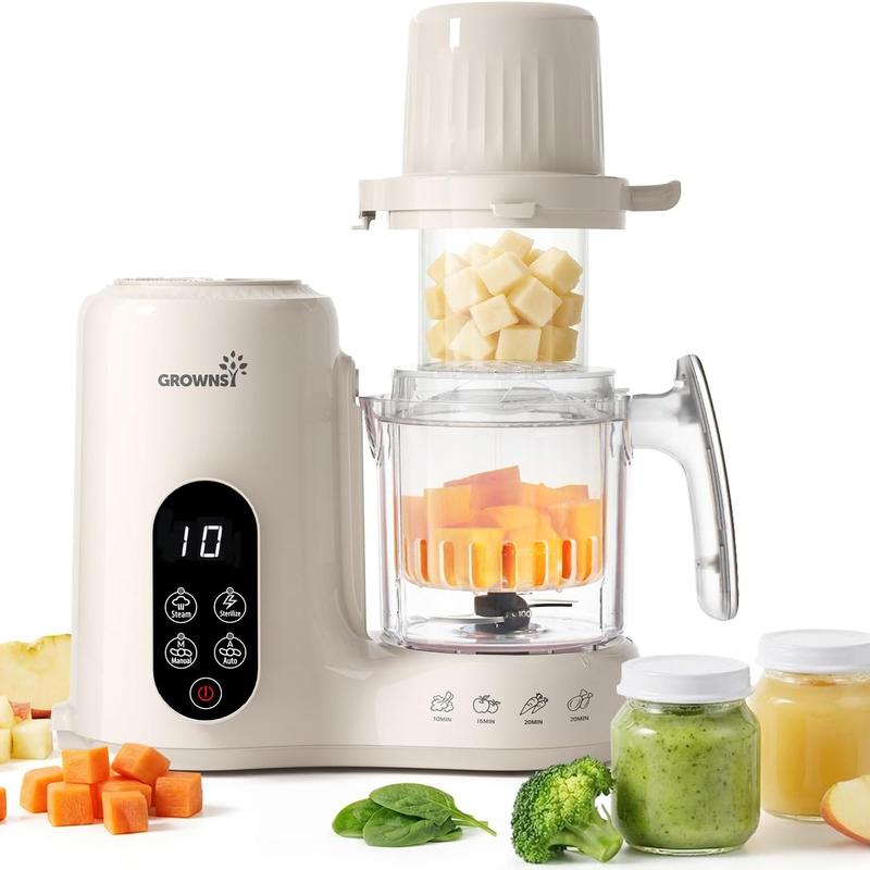 Máquina para preparar comida para bebés con cesta de vapor, One Step Baby F
