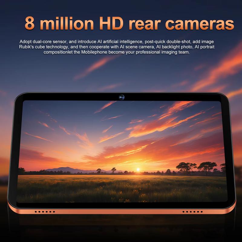 【Ofertas para ti】Tablet W&O de 11 pulgadas con Android 15, 12 GB de RAM, 256 GB de ROM, batería de 10000 mAh, paquete 7 en 1 con teclado Bluetooth, ratón, funda, lápiz óptico, cámara dual, tableta portátil tipo C, regalo ideal para la vuelta al cole.