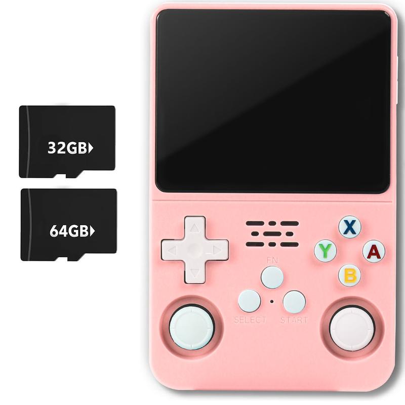 Consola de juegos portátil WUDS R36S: pantalla IPS de 3,5", sistema Linux con más de 16000 juegos clásicos, tarjeta TF de 32 GB + 64 GB, portátil, ideal como regalo de Navidad, Acción de Gracias o cualquier otra festividad. tiktokshopspringglowup