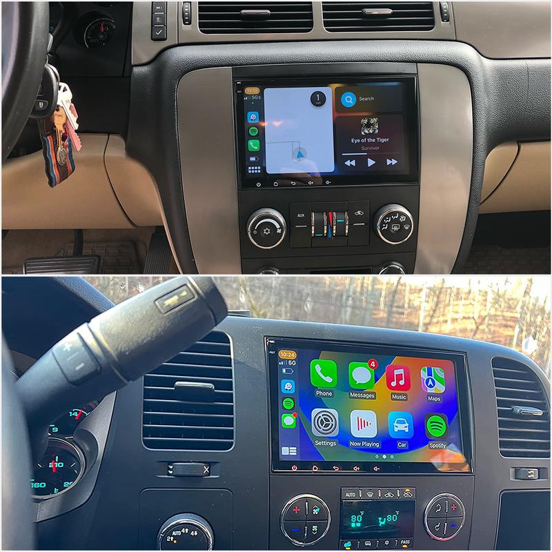 EONON Car Stereo for Chevy GMC Buick Chevrolet Silverado Sierra Suburban Impala Tahoe Avalanche Traverse HHR Acadia Yukon Truck, Wireless CarPlay & Android Auto Car Radio Touch Screen, 8\" Android 14/13 Car head unit, SWC, BT, summerfinds --GMX7A / GMX6S