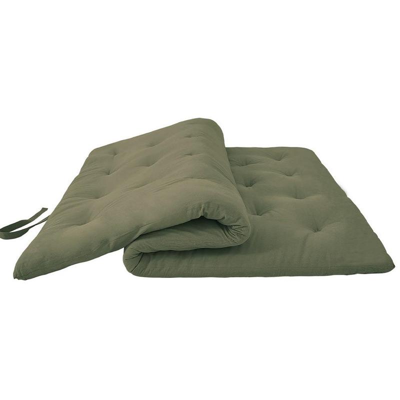 Colchón futón plegable ZONLI Classic 100% algodón para suelo, suave y cómodo - Esterilla tatami plegable, cama plegable y compresible para adultos, colchoneta portátil para dormitorio, regalo ideal para la familia, colchón plegable y compresible, regreso