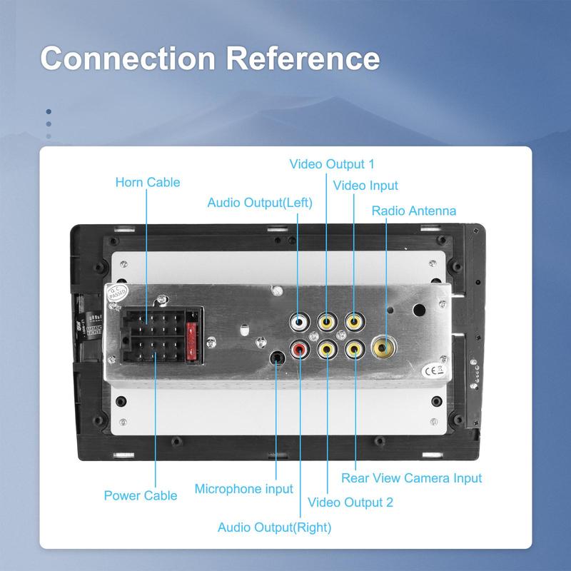 Radio inalámbrica Carplay de 9 pulgadas de un solo DIN con Bluetooth, pantalla táctil, sistema de audio para coche inalámbrico Android Auto con Mirror Link, radio FM RDS + cámara + micrófono