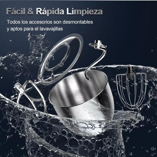 3 En1 Batidora De Pedestal Profesional Potent Cocina 5l 600w Rojo 60hz