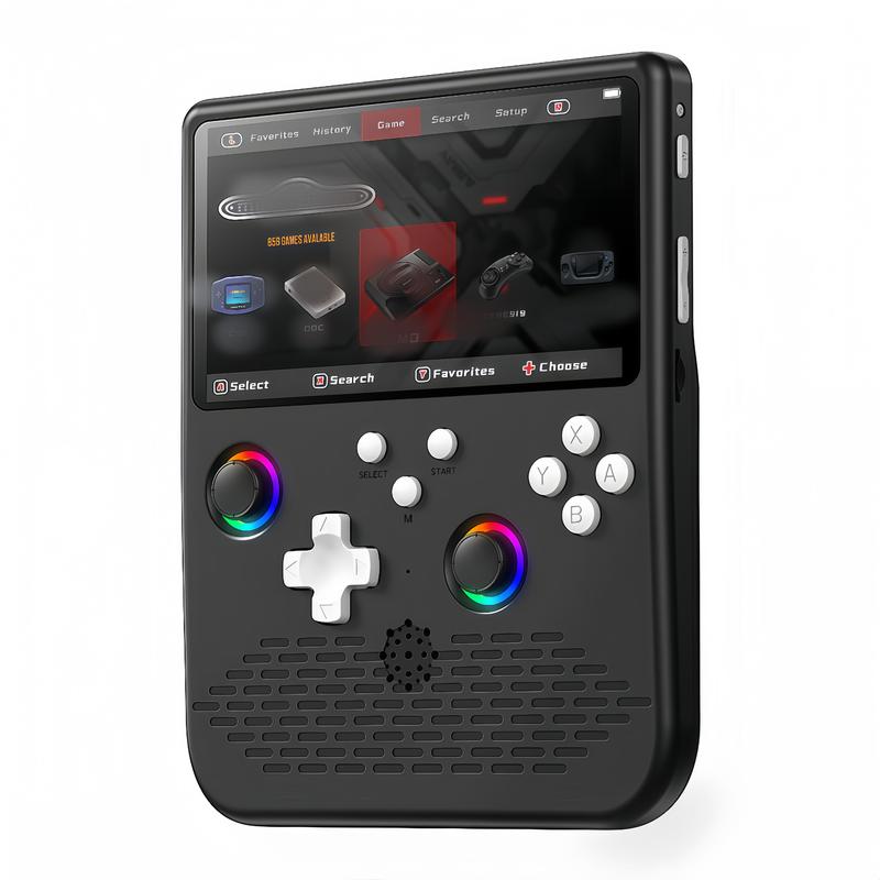 Consola de videojuegos portátil retro 2026, nueva versión mejorada, sistema Linux, pantalla IPS de 5 pulgadas, tarjeta TF de 64 GB, consola de juegos arcade retro para adultos, regalo ideal para jugar en Summerwins.
