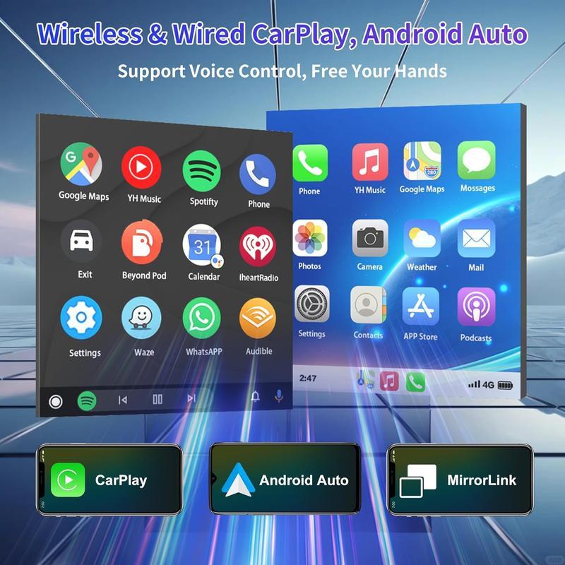 RIMOODY Sistema de audio para automóvil Android 15 con pantalla para Ford F150 2009-2012 - 2+64G, tamaño de 9.7", CarPlay inalámbrico, Android Auto, navegación GPS, Bluetooth, SWC, cámara de reversa, regalo para el Día del Padre, pantalla para automóvil,