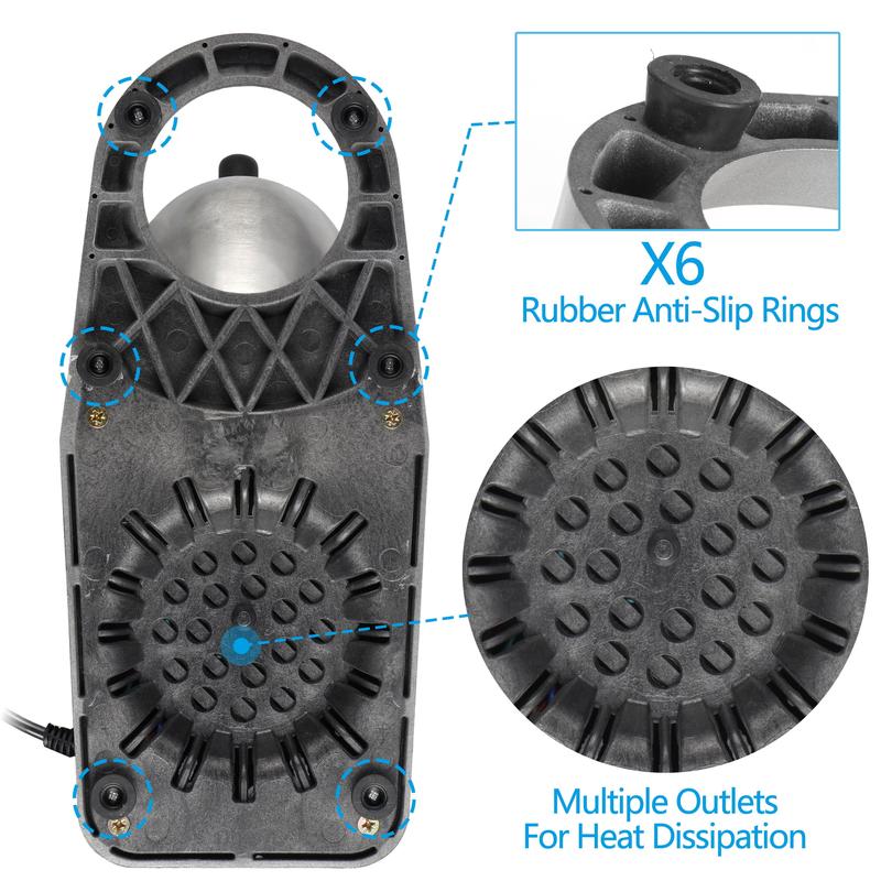 Máquina para raspar hielo de grado comercial Segawe, trituradora de hielo doméstica, máquina para hacer conos de nieve con capacidad de 65 kg, utensilio de cocina plateado, utensilios de cocina