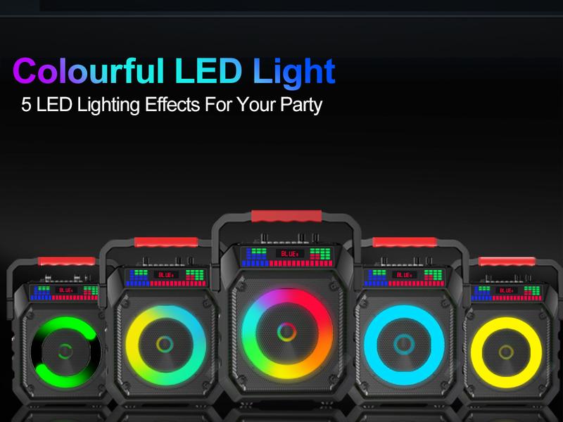 Paquete de subwoofer y amplificador ECHOMUSSY de 1200 W para debajo del asiento del coche - Luz ambiental, altavoz estéreo para coche, control individual de paso bajo/ganancia/refuerzo de graves, accesorio para camiones, SUV, coches, accesorios para el in
