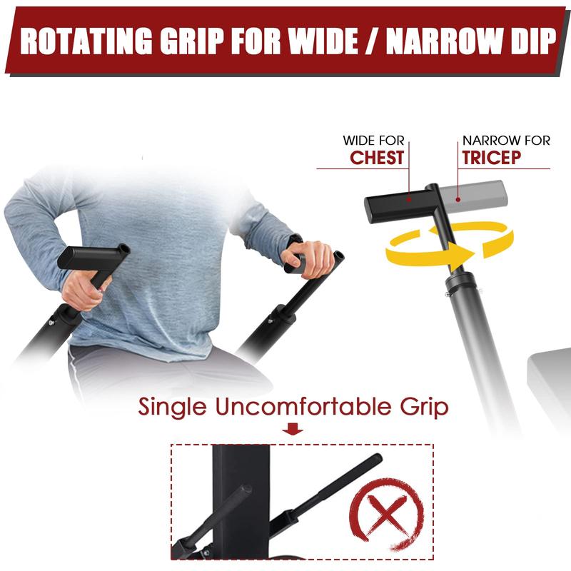 Máquina de fondos sentados con carga de discos - Máquina de fondos y press de tríceps con barra de cable para entrenamiento de bíceps y pecho, soporta hasta 181 kg (400 lbs) Kit de gimnasio en casa Equipo de entrenamiento en casa Juego de mancuernas y bar