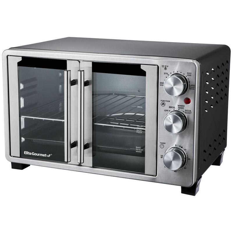 Horno de doble puerta Elite Gourmet