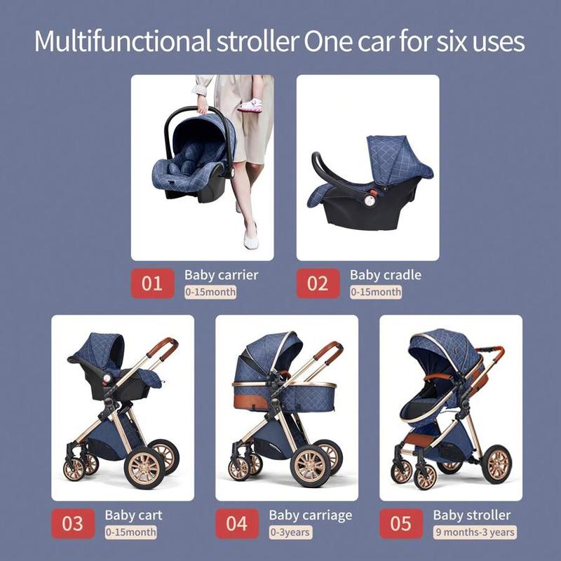 [Selecciones semanales] Cochecito de bebé Aobtkel, ofertas para ti, cochecito portátil y plegable 4 en 1 para niños pequeños con sol, cochecito de viaje ligero y de alta calidad para bebés, diversión al aire libre, juego combinado de cochecito y accesorio
